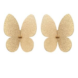 Textured Butterfly Earrings